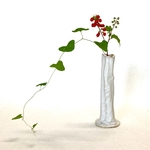 一輪挿し　白い花瓶　z-1