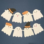 ハロウィン　壁面飾り　おばけ