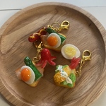食パン　エビフライ　ウインナー　スイーツデコ　フェイクスイーツ　ミニチュア　フランクフルト　タコさんウインナー　食品サンプル　ゆで卵