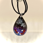 金魚　花火　ネックレス　ペンダント