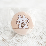 おめかし缶バッチ❁ほっこりうさぎ