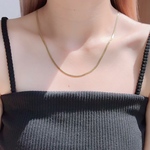 2.5mm snake necklace                  錆びない　金アレ対応