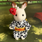 シルバニア　ハンドメイド　お姉さん　着物　浴衣　和服