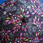 浴衣から生まれた日傘　お祭り絞り花火