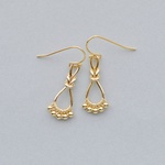 light drop (gold)  しずくフープ イヤリング ／ ピアス