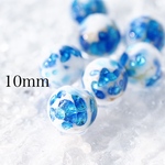 琉球ホタルガラスビーズ約10mm [2piece]