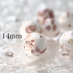 琉球ホタルガラスビーズ約14mm [1piece]