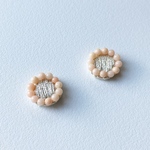 tsubuピアス（milky pink）