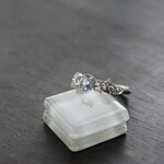 バイカラーゾイサイト　リエルフィリグリーCZリング　SILVER925