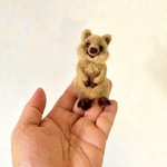「世界一幸せな動物 クアッカワラビー」オブジェ