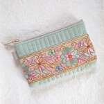 インド刺繍＊ミニポーチ　　ヌビポーチ　