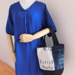 SALE!＊送料込み＊パッチ＆パッチの丸底トート（ナンバープレート）