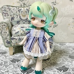 1/12ドール　フリルミニワンピース(ストライプ③)
