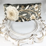 SALE 8/31まで ☆インド刺繍リボン カチューシャ　No.c022