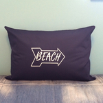 BEACH SIGN 枕カバー navy