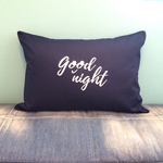 good night PILLOW CASE [NAVY]