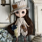 2282 ブライス さんの帽子でおでかけコーデ Btype Blythe ブライス アウトフィット 洋服