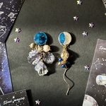 【2way】Flowers  with Crescent Moon - 花と三日月 -