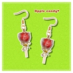 ツヤツヤ🍎りんご飴ピアス