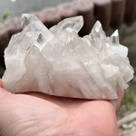 【ヒマラヤ産 448ｇ 水晶クラスター⑬】天然石 パワーストーン