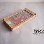 革のiphoneケース