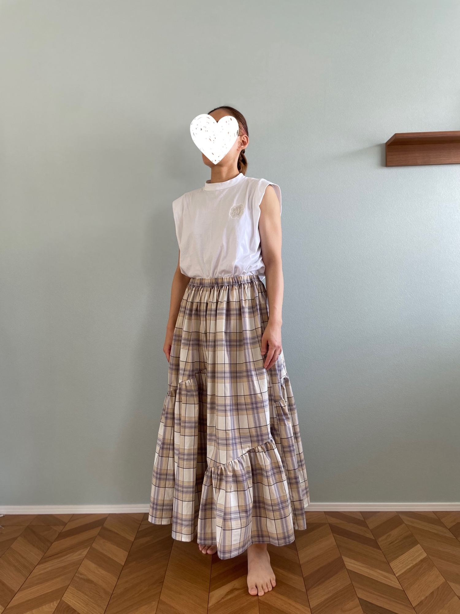 アシンメトリーティアードスカート - nami_chikuchiku | minne