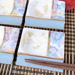 【名入れギフト】和柄シノワズリ　薬味皿・箸置き両用