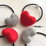 再販⑤ 大人気♡ぷっくりハートのヘアゴム♡