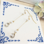 🌟再販🌟雫ドロップスワロスキーのピアス