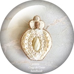 Perfume Bottle 〜Coup de Coeur〜ビーズ刺繍ブローチ
