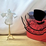 オビツ11 五分丈シャツ【水色花柄】