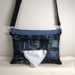 箱ティッシュが入るサコッシュ　ハコッシュ