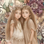 デザインペーパー TWINS GIRL Vol.4