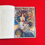 名画透明栞　ミュシャ【モナコ・モンテカルロ】　