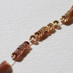 品番:SS-イエローゴールド-3F ソレイユイエローゴールド 3mm 平丸 1本約500枚 フランス製 糸通しスパンコール