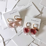 melting heart ⌇ rosé pink / wine red