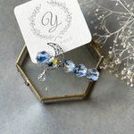 ロマンティックな三日月のヘアクリップ