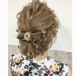 再販×2✴︎ハートクリスタルのゴールドヘアアクセサリー ✴︎送料無料✴︎
