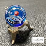 IORIの宇宙玉レジン・並玉　レジンネックレス