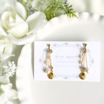 bubble pearl shell earring