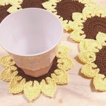 🌻ひまわりのコースター🌻２枚セット