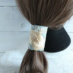 インド刺繍リボンのポニーテールフック