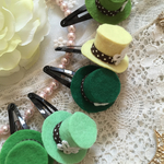 【送料無料】フェルト帽子のパッチンどめ