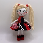 ハンドメイドドールチャーム　バックチャーム　お人形