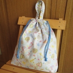 ★訳あり特価★持ち手つき巾着袋★体操服袋／体操服入れ／体操着袋／体操着入れ【T06】