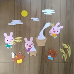 壁面飾り　お月見