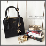 NOLITA fairy stoneオリジナル２Wayバッグ　クロコ　ブラック