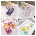 【オーダー】ネームタグ＆イニシャルキーホルダー ＋ リング【受注生産】