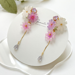 コスモス×ビジューピアス／イヤリング