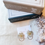 新作*【フルリール】フラワー×2way デザイン レジン イヤリング ピアス アクセサリー 